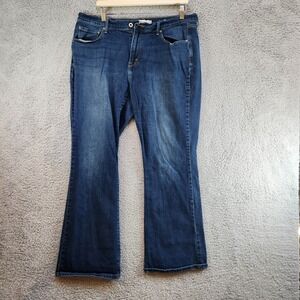 Levi's 515‎ Jeans Women's 16 Blue Cotton 5-Pocket High-Rise Bootcut Leg Zip Fly